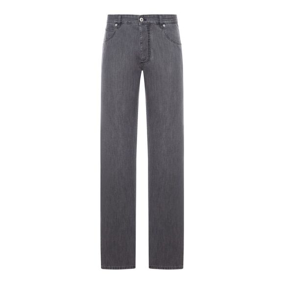 Bottega Veneta Men Vintage Black Straight Leg Jeans